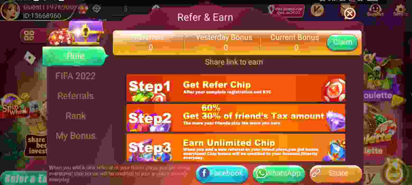How To Earn Money With Refer And Earn In Rummy Noble Game?